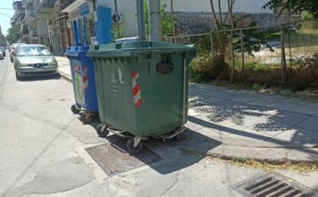 Κάδοι απορριμμάτων… όπου να΄ναι σε διασταυρώσεις της Ξάνθης