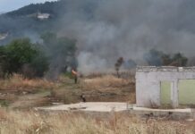 Φωτιά στην περιοχή του Δροσερού (φωτό και βίντεο)