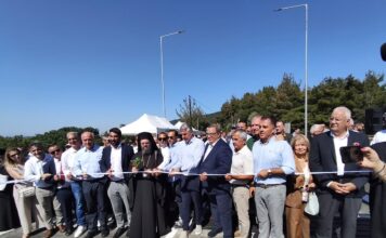 Παραδόθκε σήμερα η νέα γέφυρα του Κομψάτου