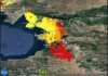 «Mega fire» η πυρκαγιά της Αττικοβοιωτίας: Δείτε χάρτη από δορυφόρο με τα ενεργά μέτωπα