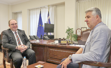 Εθιμοτυπική επίσκεψη του Τούρκου Προξένου Αϊκούτ Ουνάλ στον Περιφερειάρχη ΑΜΘ