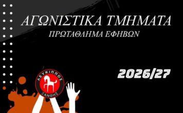 Πρεμιέρα με ήττα για τους Εφήβους του Λεύκιππου